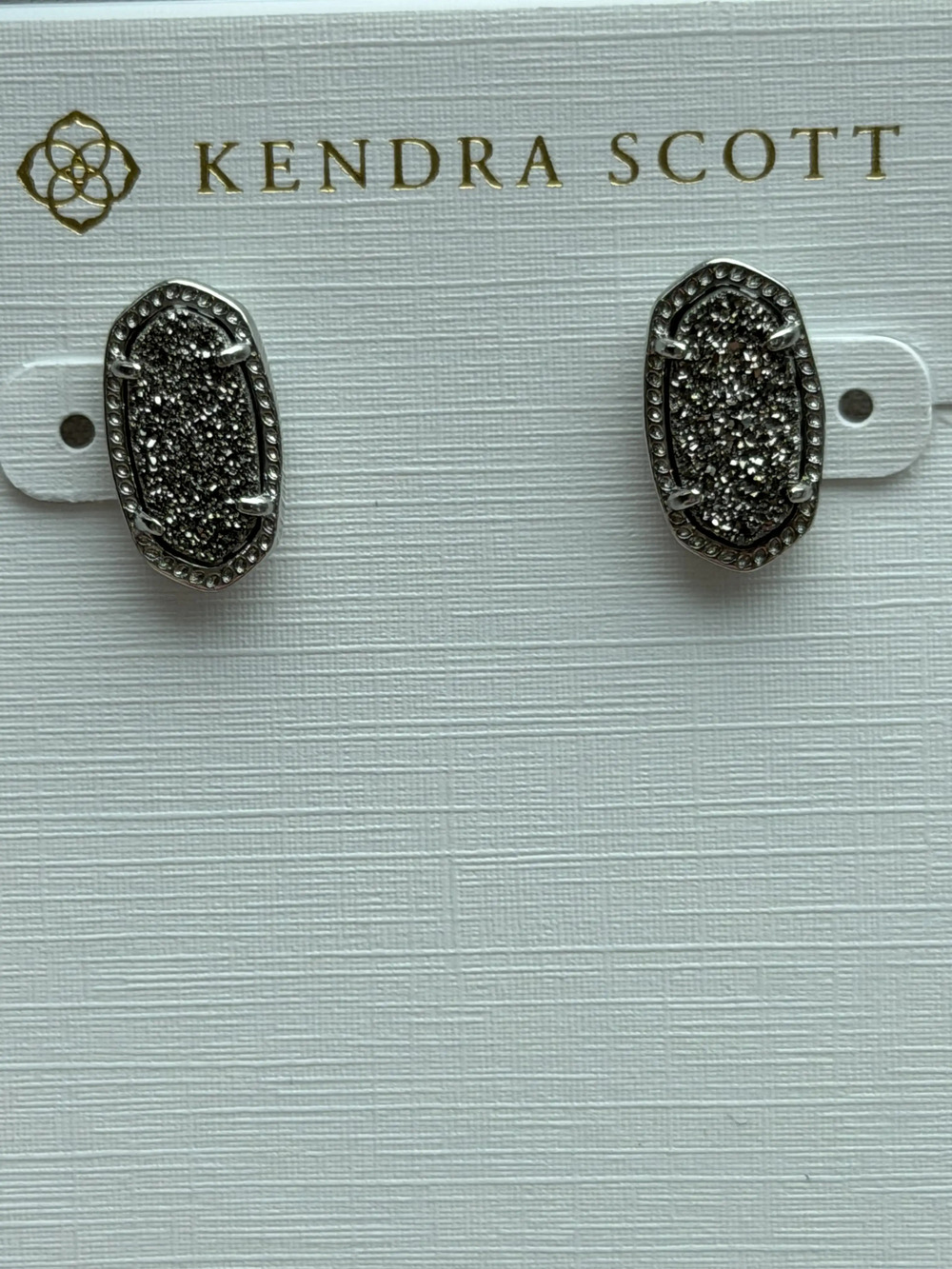 Kendra Scott Silver Pendant Earrings